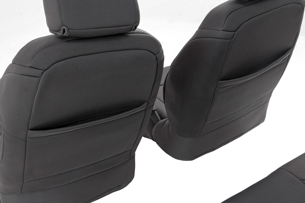 Rough Country Seat Covers - Front and Rear | Jeep Wrangler Unlimited 4WD (2011-2012)