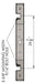 JKU 3 Link Cross Member Dimensions
