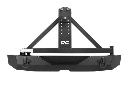Rough Country Rear Bumper, Rock Crawler, Tire Carrier, Jeep Wrangler JK/Wrangler Unlimited (2007-2018), view 2