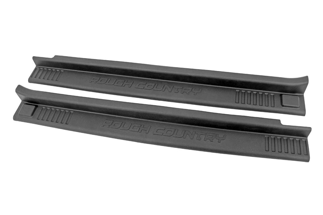 Rough Country Entry Guards - Front and Rear | Jeep Wrangler JK/Wrangler Unlimited (07-18) | P/N 10568