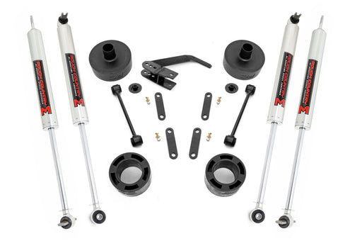 Rough Country 2.5 Inch Lift Kit, Spacers, M1, Jeep Wrangler JK/Wrangler Unlimited (2007-2018)