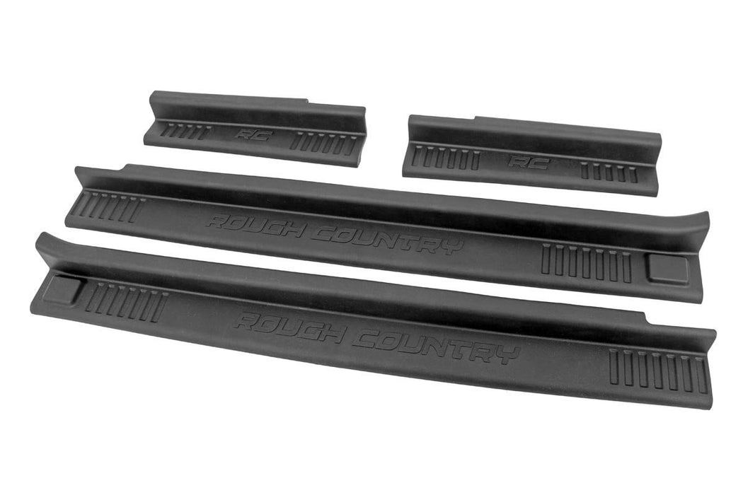 Rough Country Entry Guards - Front and Rear | Jeep Wrangler Unlimited 2WD/4WD (2007-2018)