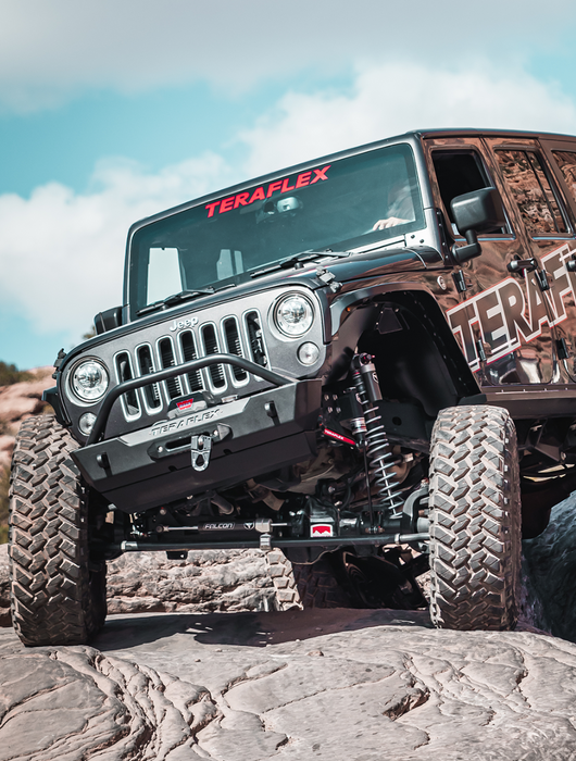 TeraFlex 70 Inch Tera60 HD Front Axle w/ Locking Hub, Coilover Brackets, 4-6 Inch Lift, Jeep Wrangler JK (2007-2018)