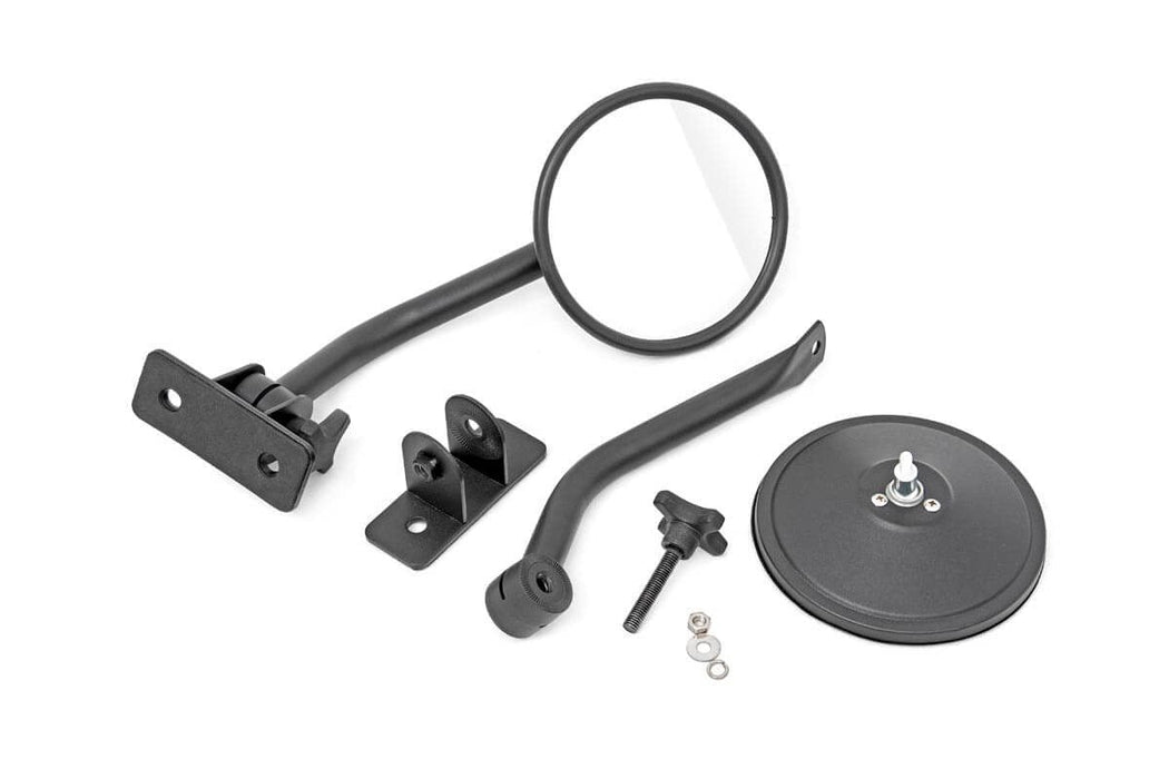 Rough Country Round Trail Mirror, Jeep Wrangler JK (2007-2017)