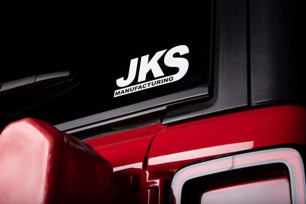 JKS Decal 2.5" x 5" | White