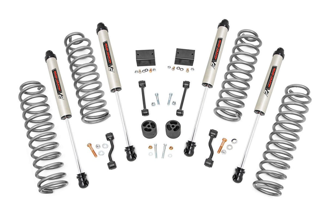 Rough Country 2.5 Inch Lift Kit - Coils - V2 | Jeep Wrangler Unlimited 4WD (2018-2023)