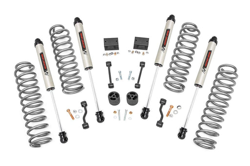 Rough Country 2.5 Inch Lift Kit, Coils, V2, Jeep Wrangler Unlimited 4WD (2024-2025)