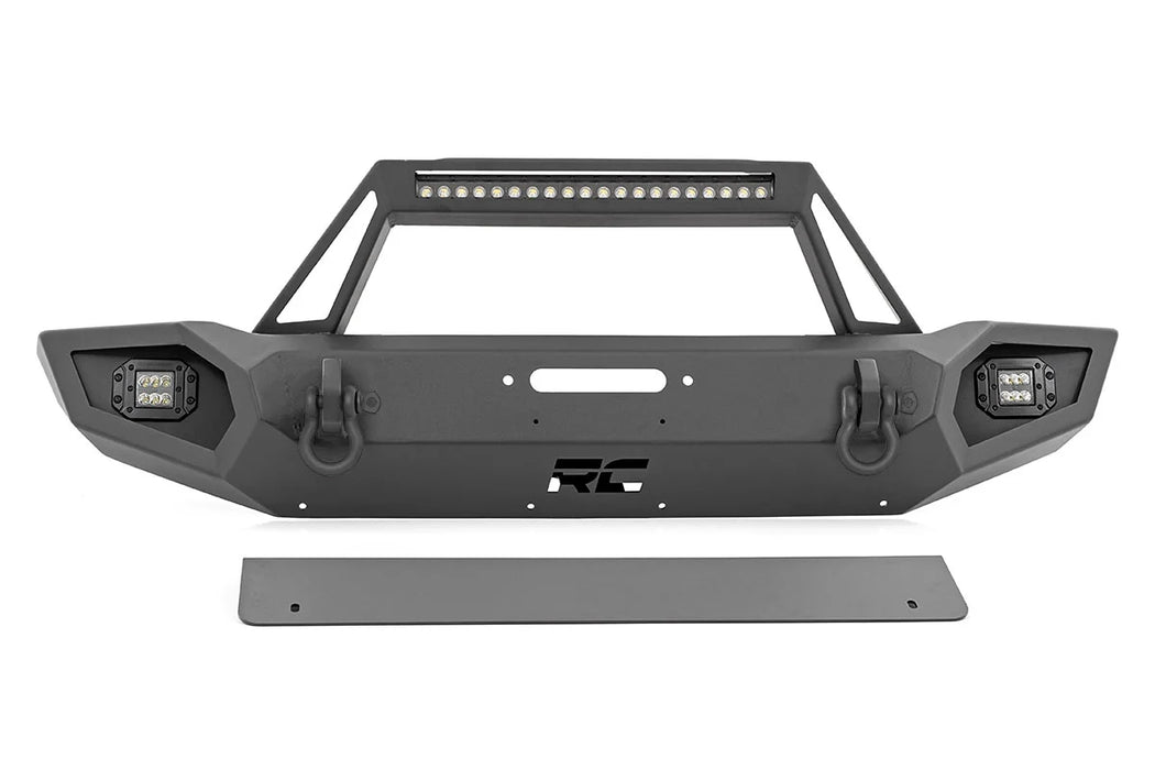Rough Country 10660 Front Winch Bumper Jeep Gladiator JT/Wrangler JK & JL/Wrangler Unlimited