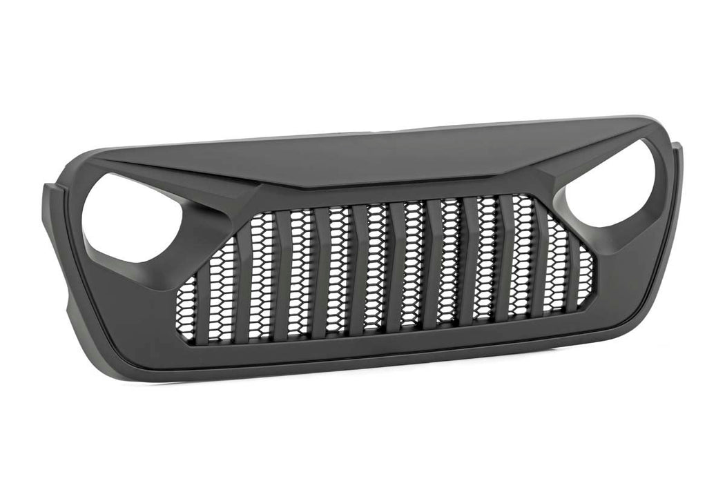Rough Country Replacement Grille, Angry Eyes, Jeep Gladiator JT/Wrangler JL 4WD (2018-2024)