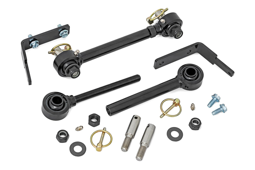 Rough Country Quick Disconnect Sway Links - 3.5-6 Inch Lift | Jeep Gladiator JT/Wrangler JK/Wrangler Unlimited