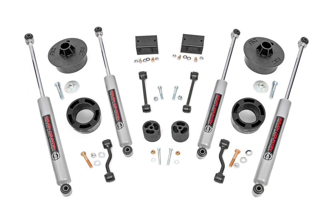 Rough Country 2.5 Inch Lift Kit - Spacers - N3 | Jeep Wrangler JL (21-23)/Wrangler Unlimited (18-23)