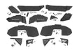 Rough Country Inner Fenders, FR & RR, Jeep Wrangler JL (2018-2024)/Wrangler Unlimited (2018-2024)