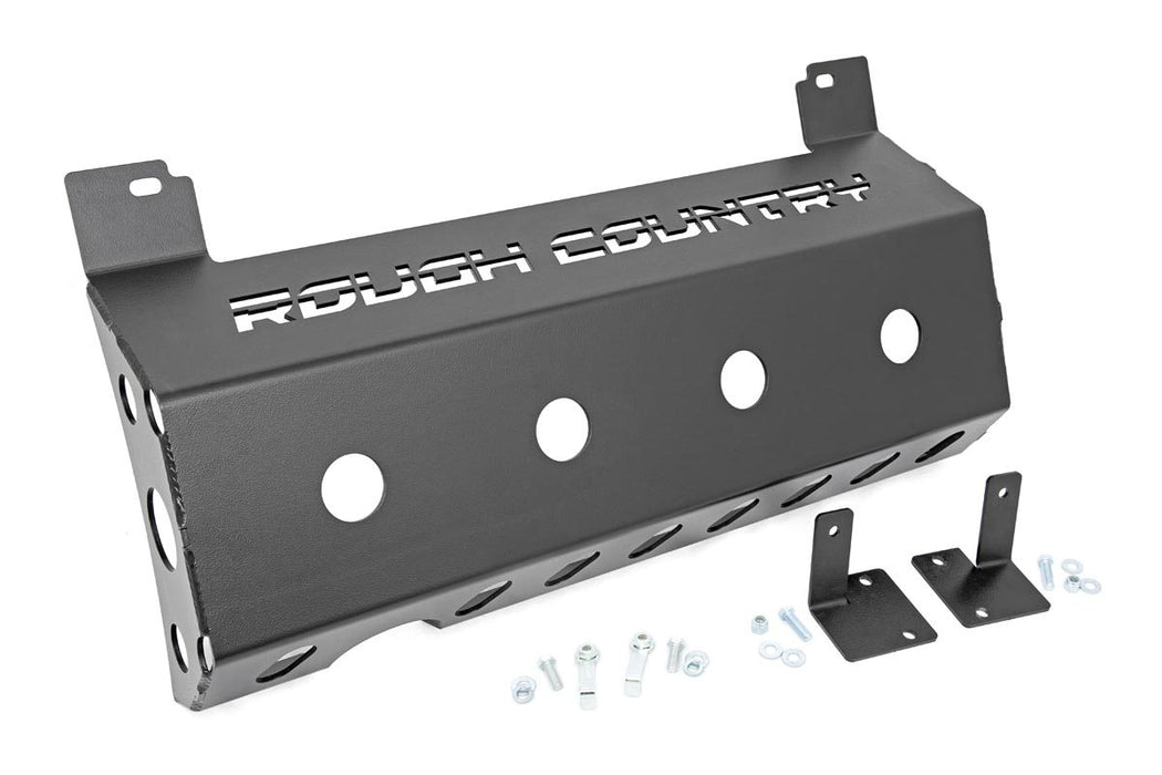 Rough Country Skid Plate, Muffler, Jeep Wrangler JL/Wrangler Unlimited 4WD (2018-2025), view 3