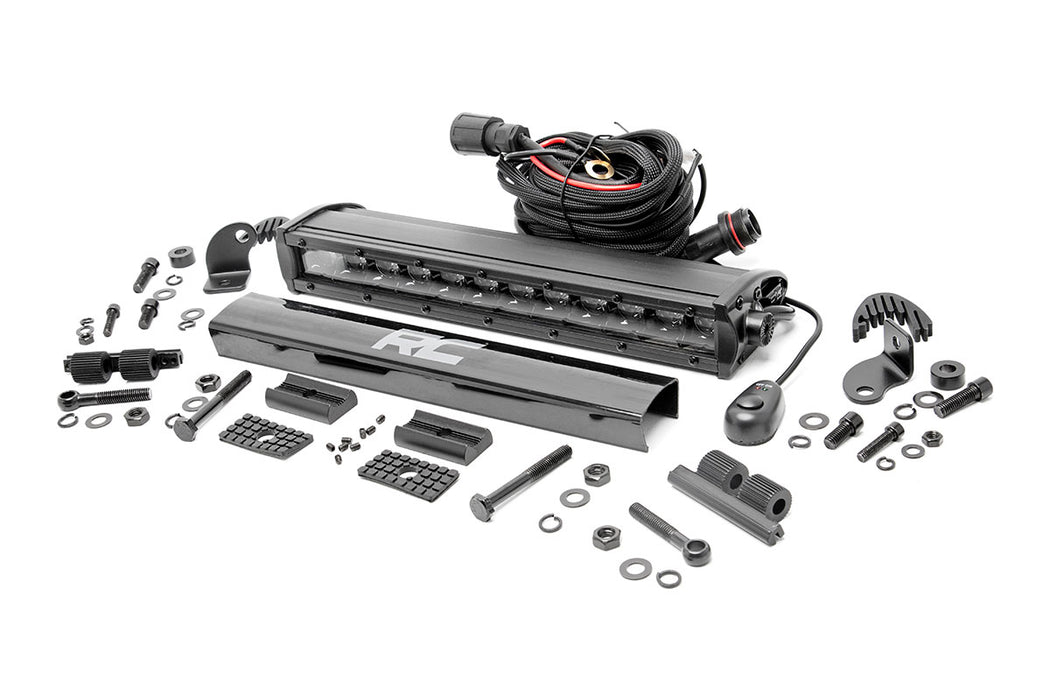 Rough Country 12 Inch Black Series LED Light Bar - Single Row