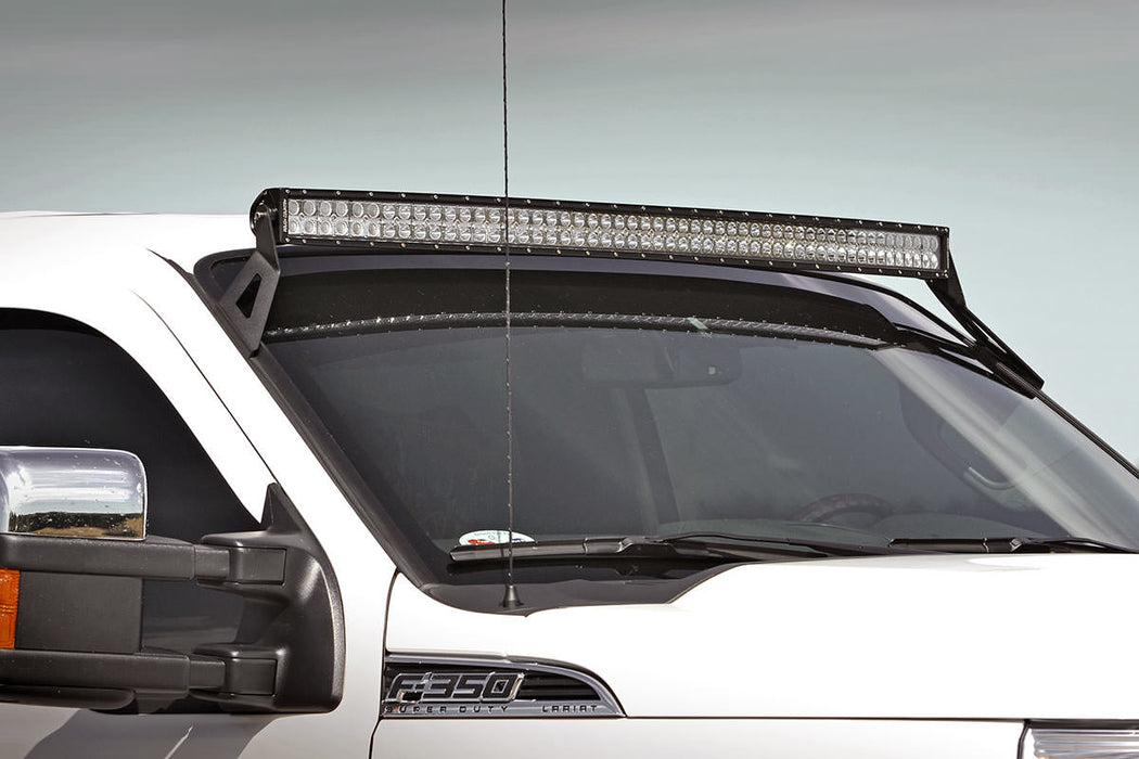 LED Light Mount - Upper Windshield - 54 inch Curved - Ford F-250/F-350 Super Duty (99-16)