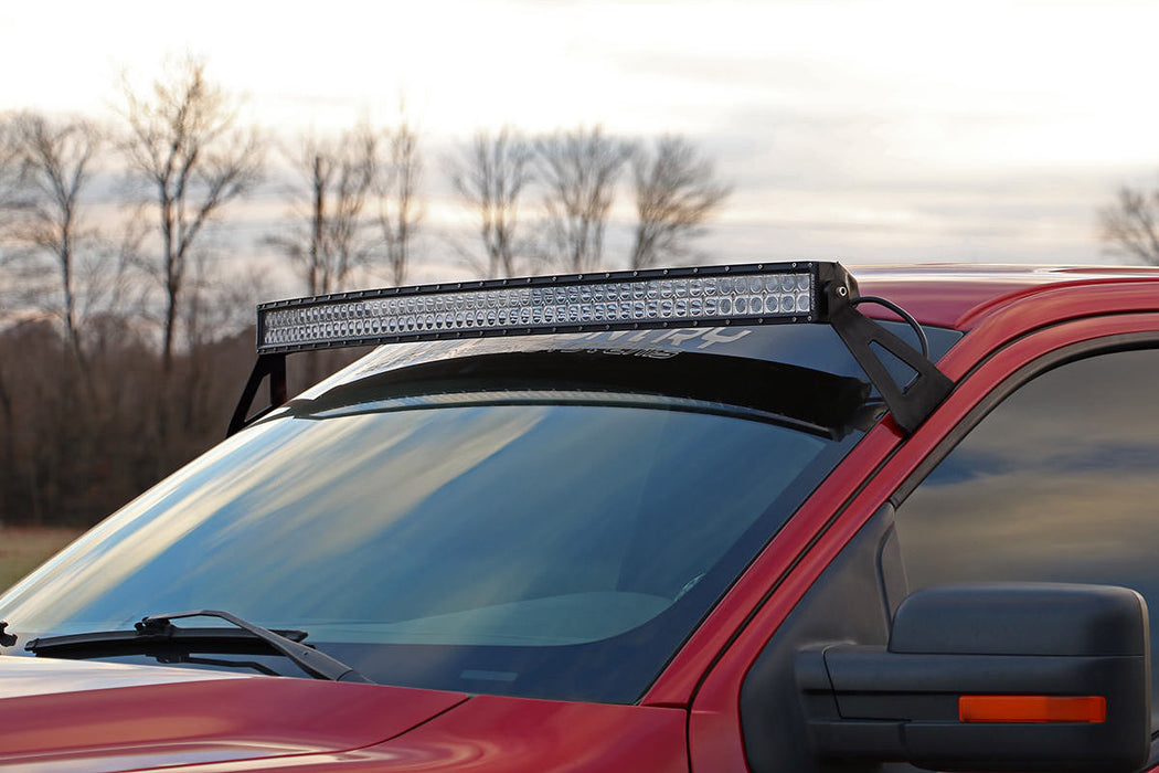 LED Light Mount - Upper Windshield - 54 inch Curved - Ford F-150 2WD/4WD (04-14)