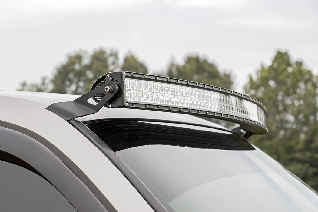LED Light Mounts - Upper Windshield - 54 inch Curved - Chevy/GMC 1500 (99-06 & Classic)