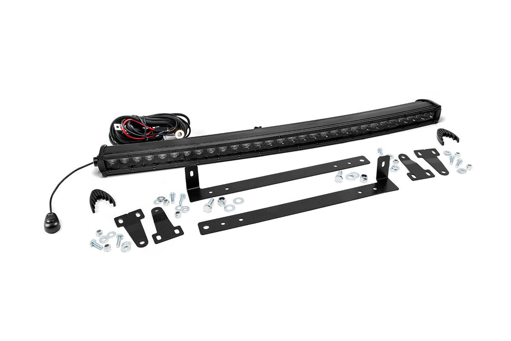 LED Light Kit - Grille Mount - 30 inch Black Single Row - Ford F-150 (09-14)