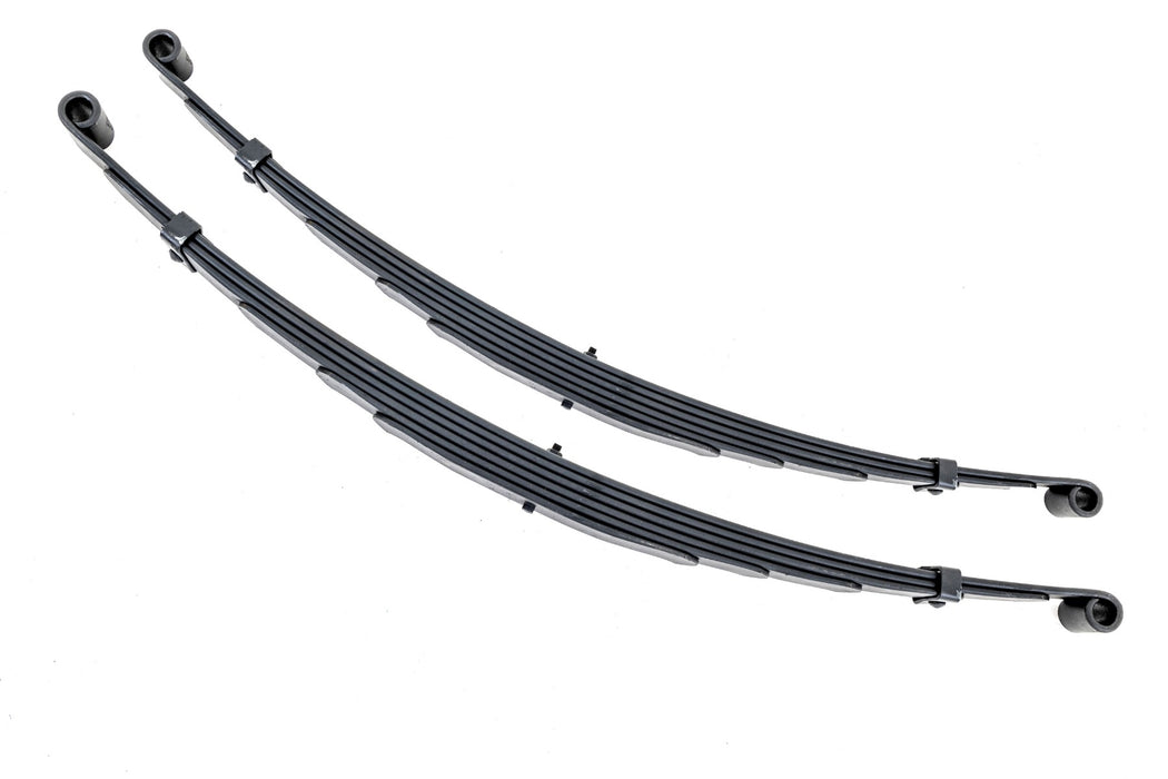 Rough Country Front Leaf Springs, 4" Lift, Pair, Dodge/Plymouth Trailduster (1974-1981)/W100 Truck (1970-1989)