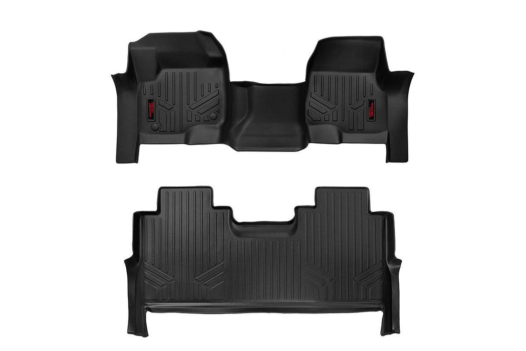 Floor Mats - FR & RR - FR Bench - Ford F-250/F-350 Super Duty 2WD/4WD (17-24)