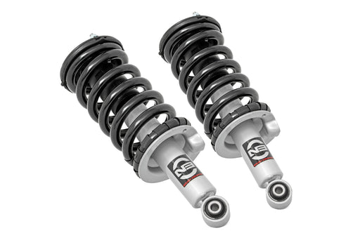 Rough Country N3 Leveling Struts, 2 Inch, Loaded Strut, Nissan Titan 4WD (2004-2015)