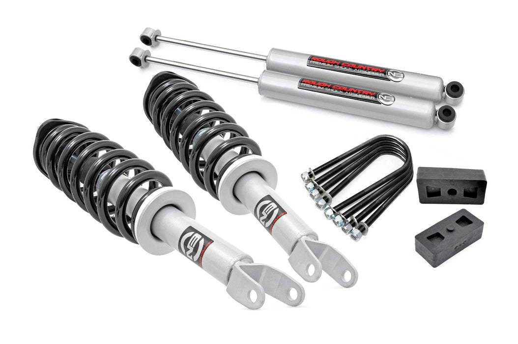 Rough Country 2.5 Inch Lift Kit, N3 Struts, Dodge 1500 4WD (2006-2008)