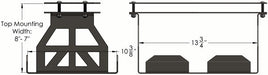 Double Battery Box with Dimensions