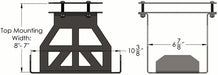 Single Odyssey Battery Box with Dimensions