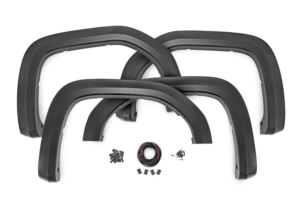 Rough Country Fender Flares, Sport, GMC Sierra 1500 2WD/4WD (2019-2024)