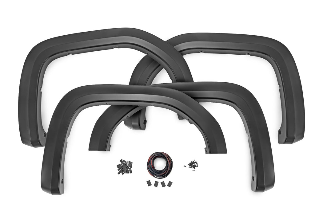 Rough Country Sport Fender Flares - G42 Coastal Dune | GMC Sierra 1500 2WD/4WD (2019-2026)