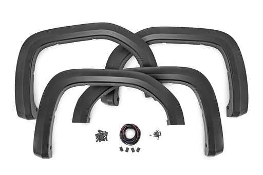 Rough Country Fender Flares, Sport, GMC Sierra 1500 2WD/4WD (2019-2024)