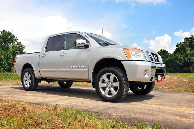 Rough Country 2 Inch Leveling Kit - Red Spacers | Nissan Titan 2WD/4WD (2004-2024)