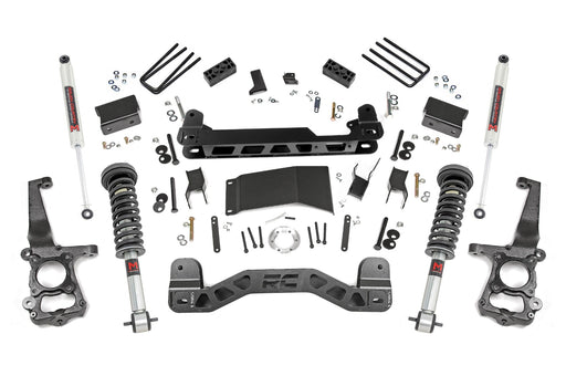 Rough Country 4 Inch Lift Kit, M1 Struts/M1, Ford F-150 4WD (2015-2020)