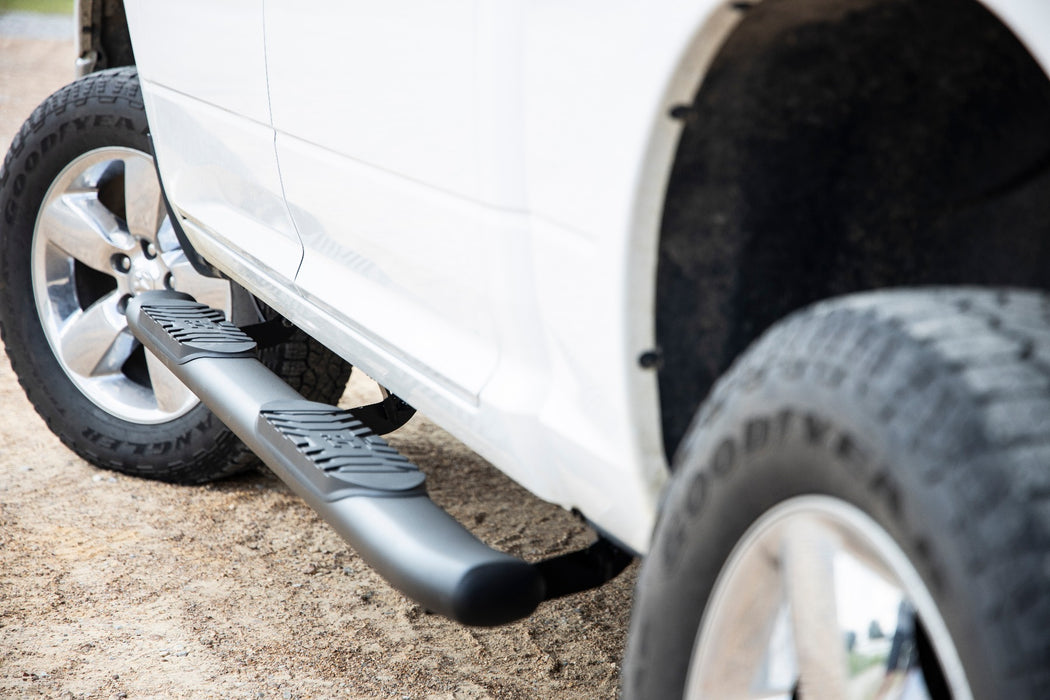 Rough Country Oval Nerf Step, Crew Cab, Black, Ram 1500/2500/3500 2WD/4WD (2010-2025 & Classic), view 5