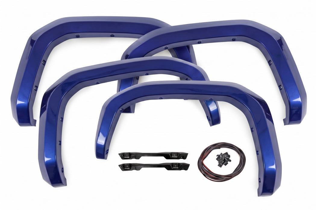 Rough Country Fender Flares, Sport, 8W7 Blue Crush, Toyota Tacoma 2WD/4WD (2024-2025), view 5