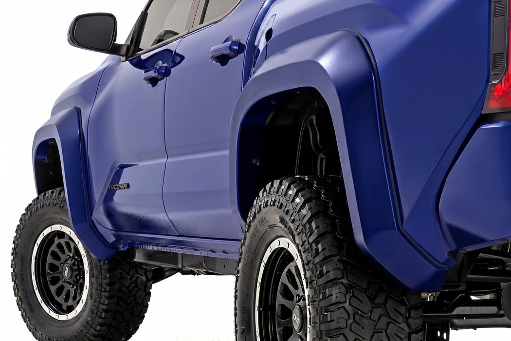 Rough Country Fender Flares, Sport, 8W7 Blue Crush, Toyota Tacoma 2WD/4WD (2024-2025), view 2