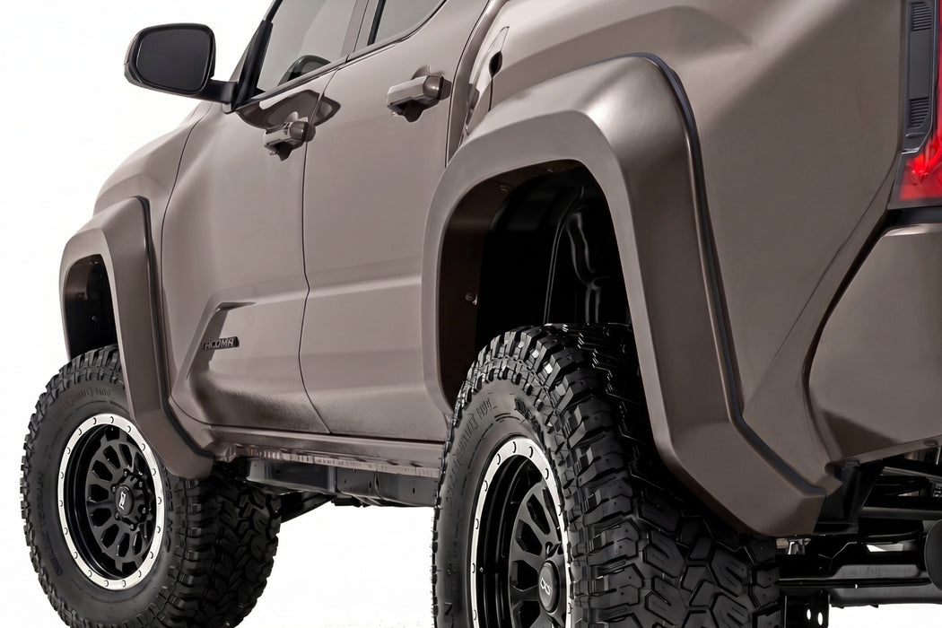 Rough Country Sport Fender Flares - 4Z2 Mudbath | Toyota Tacoma 2WD/4WD (2024-2026)