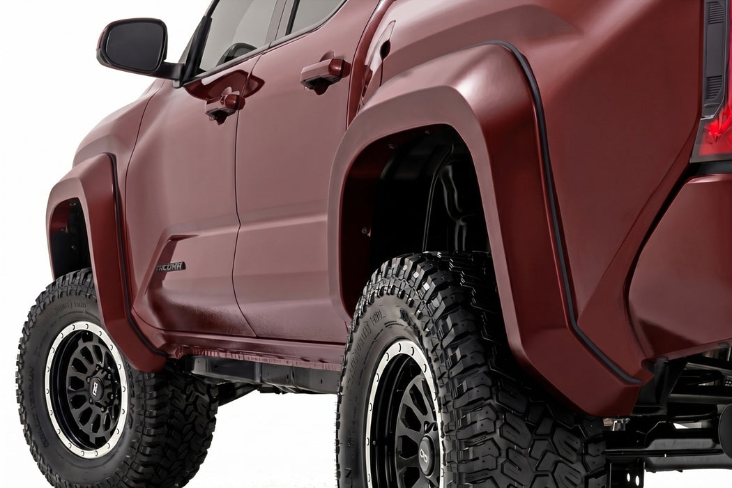 Rough Country Fender Flares, Sport, 4Z0 Terra, Toyota Tacoma 2WD/4WD (2024-2025), view 2