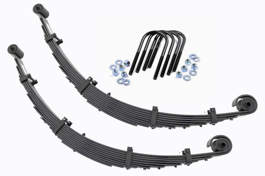 Front Leaf Springs  -8 inch Lift - Pair - Ford F-250/F-350 Super Duty 4WD (99-04)