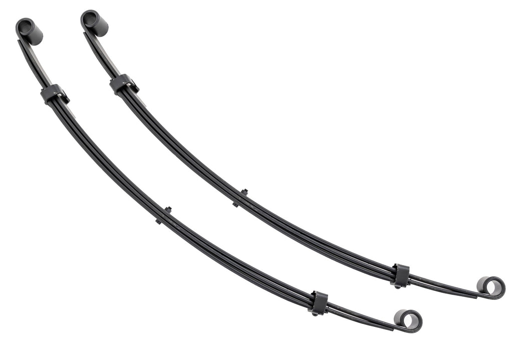 Rough Country Front Leaf Springs, 3" Lift, Pair, Toyota Truck 4WD (1979-1985)