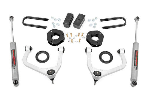 Rough Country 3.5 Inch Lift Kit, Mono Leaf Rear, GMC Sierra 1500 2WD/4WD (2019-2025 & Classic)