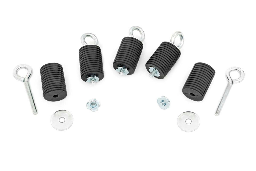 Rough Country Bed Tie Down Kit - 1-7/16" Diameter - 5 Pieces | Polaris Ranger XP 900/XP 1000/General | P/N 99010