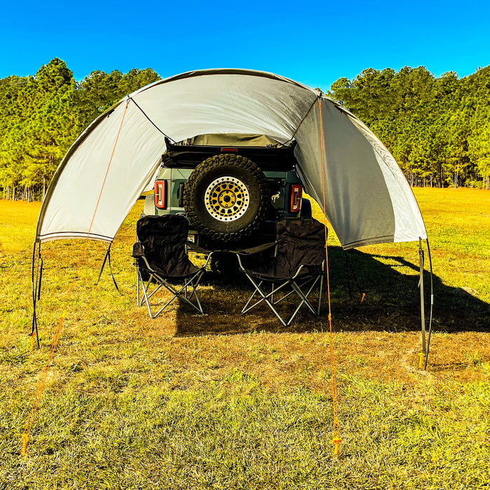Tailgate Tent, Rain Cover, Awning For Broncos Gray Trail Gear Oasis