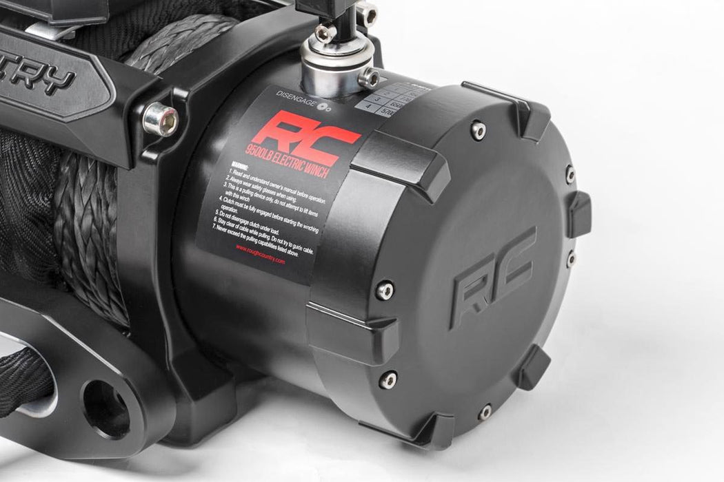 Rough Country 9500-Lb Pro Series Winch - Synthetic Rope