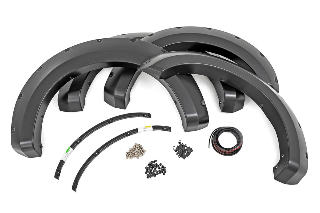 Rough Country Pocket Fender Flares - HX Antimatter Blue | Ford F-250/F-350 Super Duty (17-22)