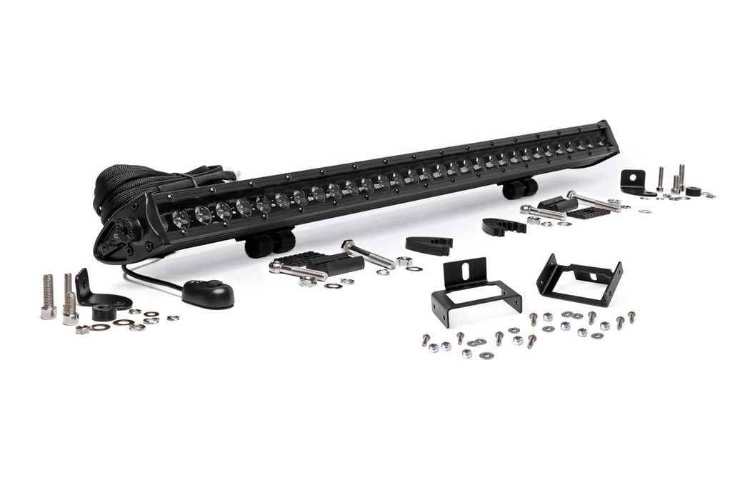 LED Light Kit - Grill Mount - 30 inch Black Single Row - Ford F-250/F-350 Super Duty (11-16)