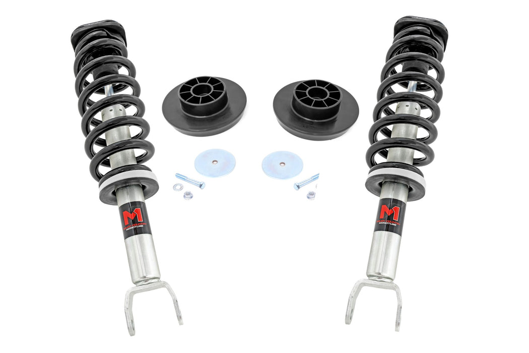 Rough Country 2 Inch Lift Kit, M1 Struts, Ram 1500 4WD (2012-2018 & Classic)
