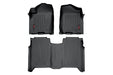 Rough Country Floor Mats, FR & RR, Crew Cab, Nissan Titan 2WD/4WD (2004-2015)