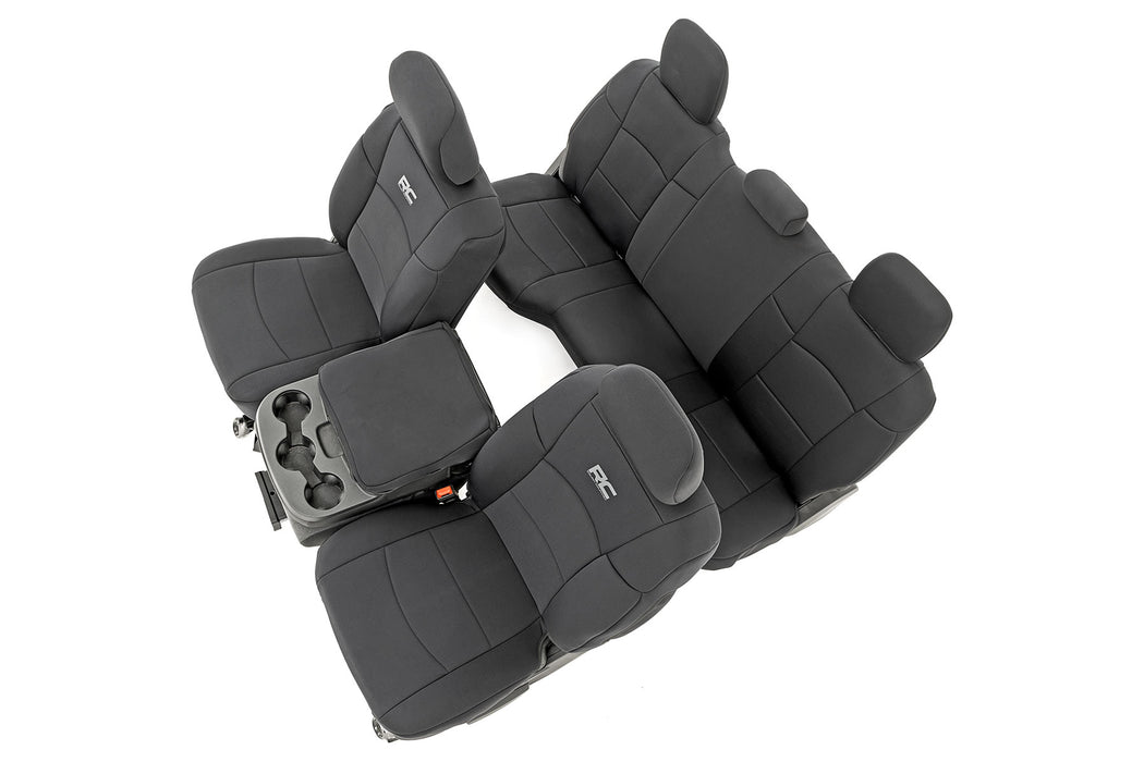 Rough Country Seat Covers - Bucket Seats - FR &amp; RR | Ram 2500 2WD/4WD (2019-2025)