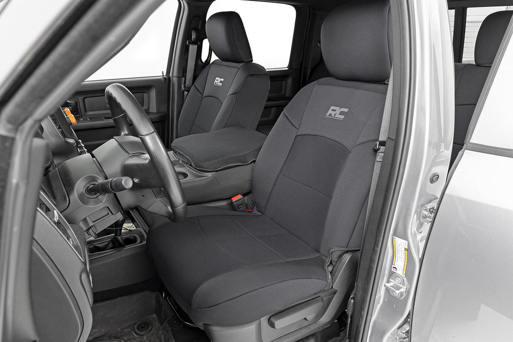 Rough Country Seat Covers - FR &amp; RR - 60/40 Rear Seat | Ram 2500 2WD/4WD (2019-2024)